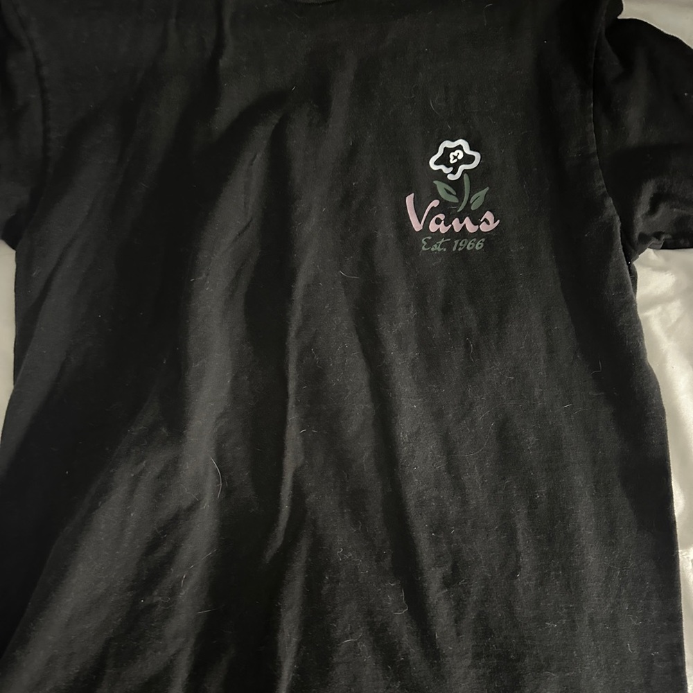 vans flower tee